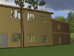 Пристрой к временному корпусу, загородный клуб «Шишки» Фото пристрой к временному корпусу, загородный клуб «Шишки»